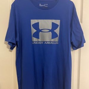 Blue Under Armour Graphic Tee